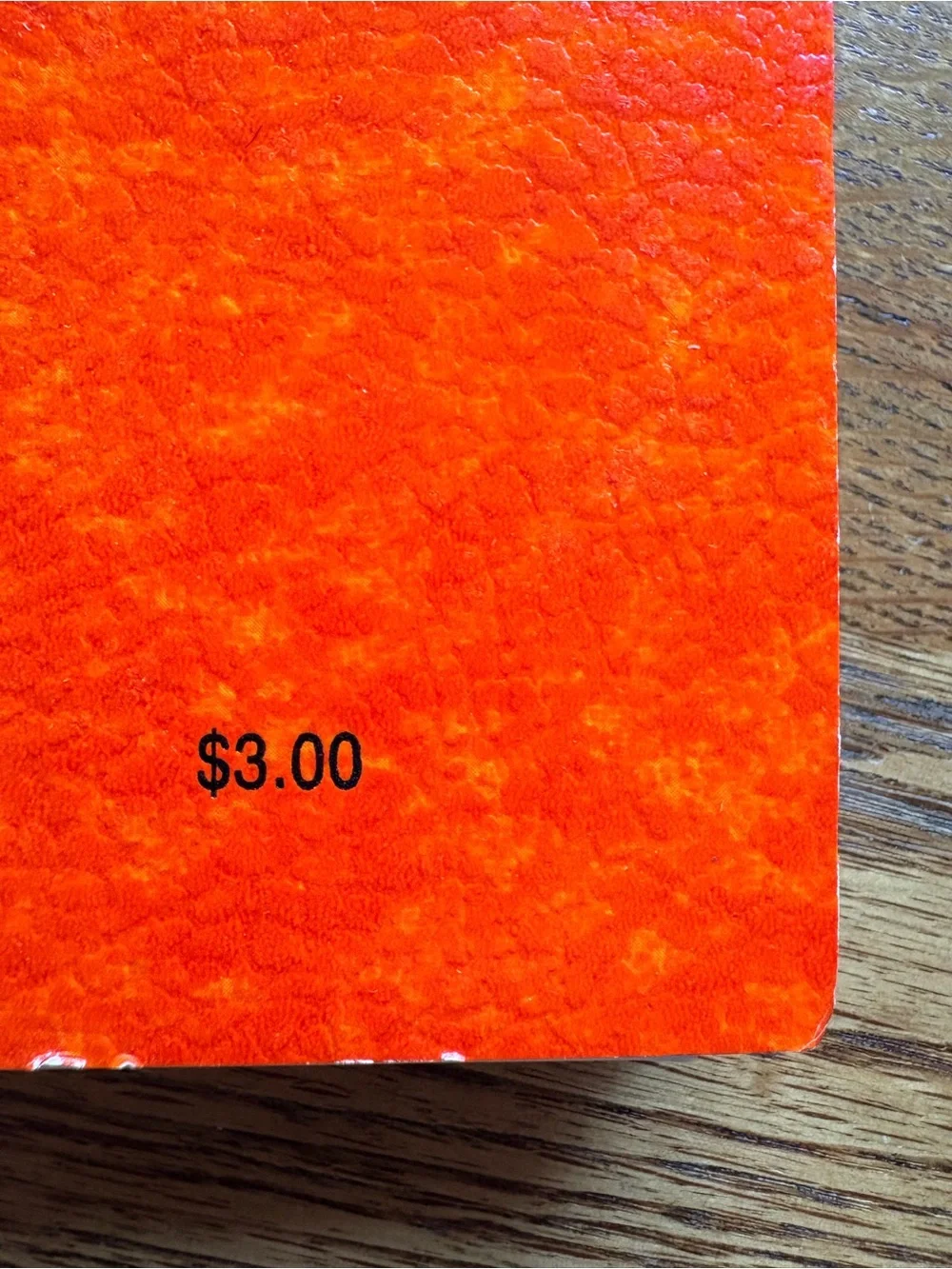 Vintage Princeton Spiral College- Ruled 3 Subject Notebook in Orange- Top Flight